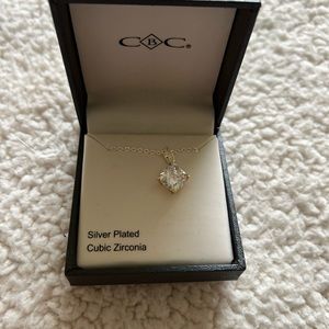NIB Large Cubic Zirconia Necklace